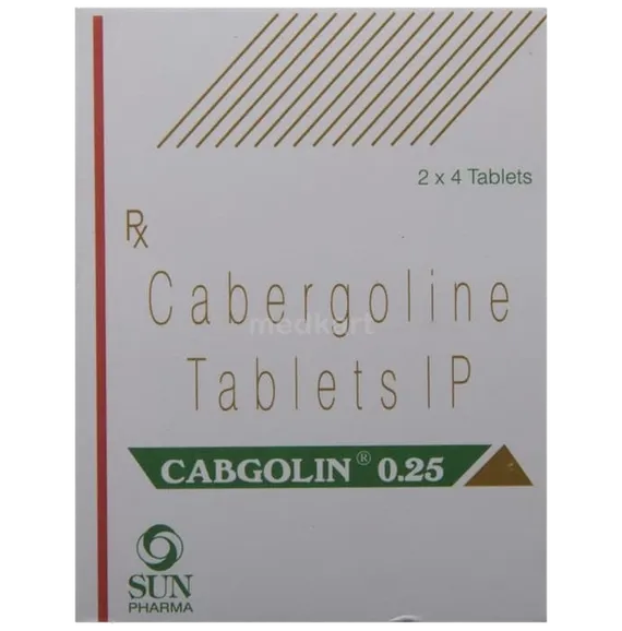 cabgolin 0.25mg tablet 4's
